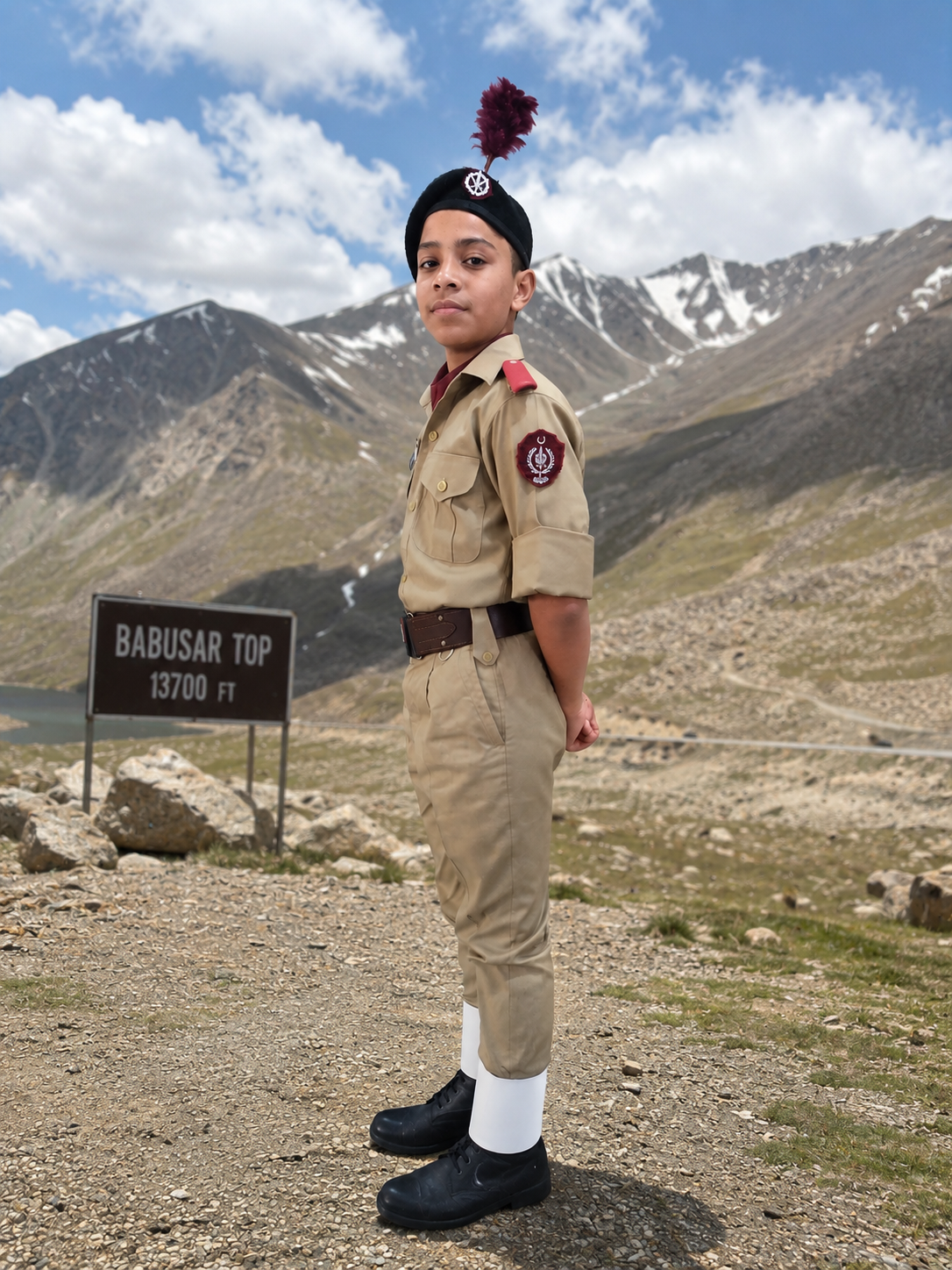 M Saaim Naveed at Babusar Top